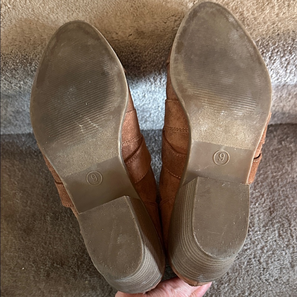 Brown Suede Ankle Boots - Picture 5 of 5